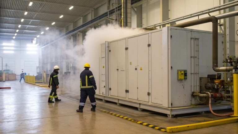 Ammonia Gas Leaks In Large Scale Refrigeration Systems