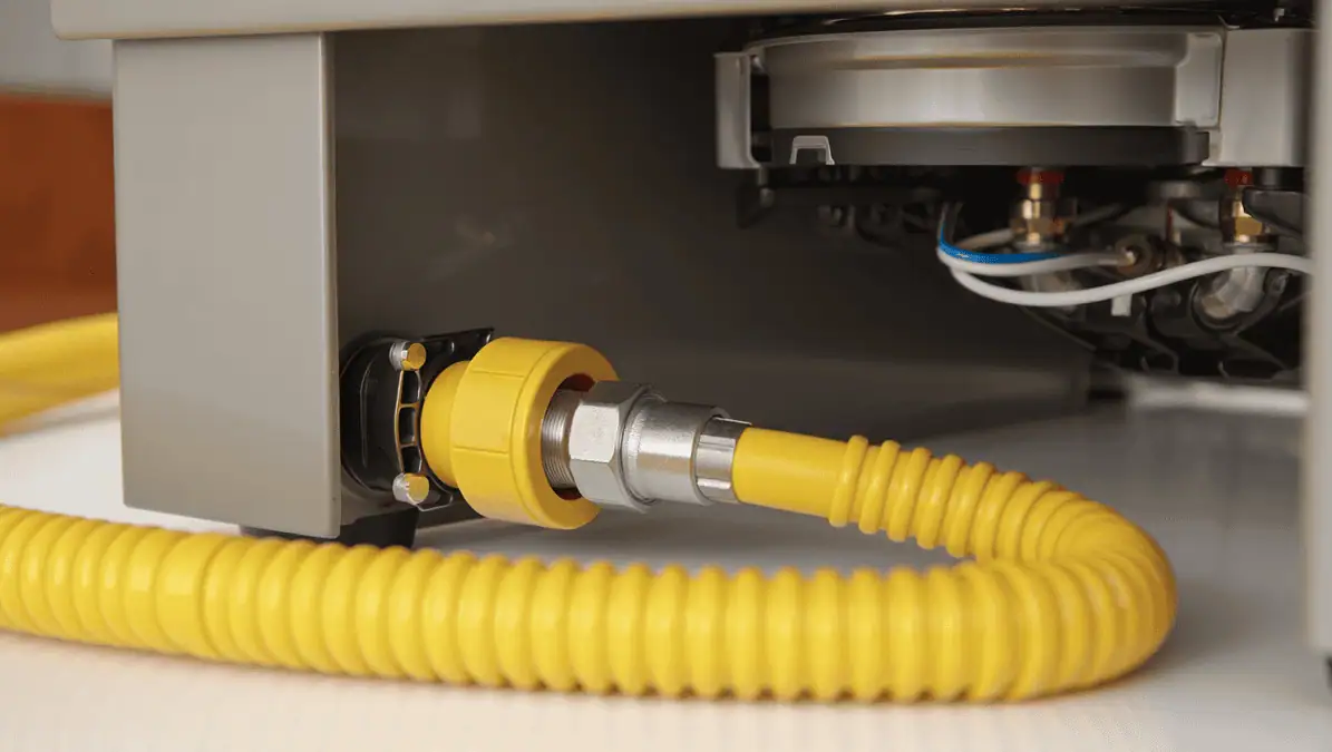 Gas Smell Gas Line Connection Behind Stove