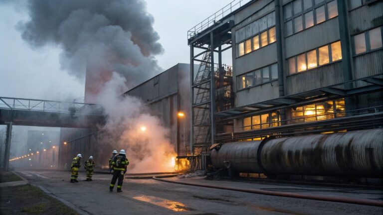 Deadly Gas Leak In Industrial Building